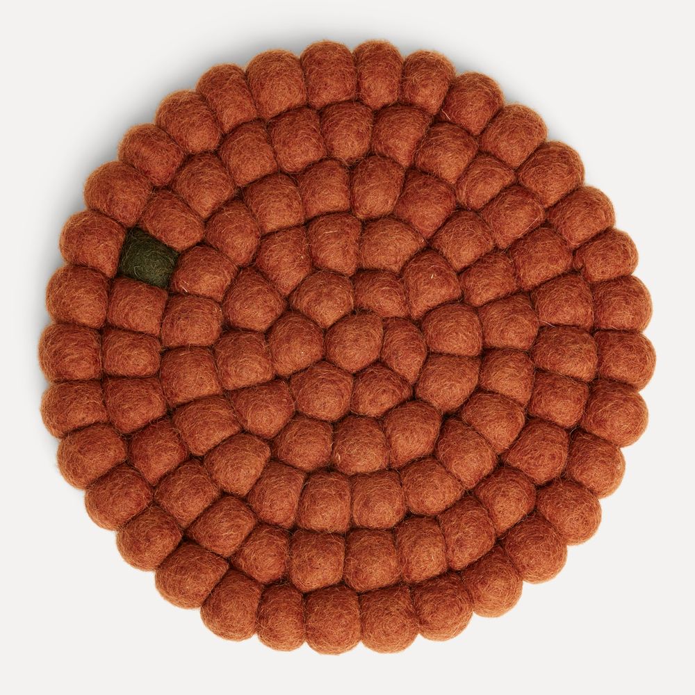 Gryteunderlag Wooldot Terrakotta