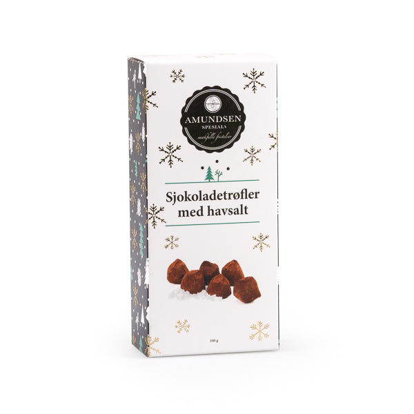 Sjokoladetrøfler med havsalt
