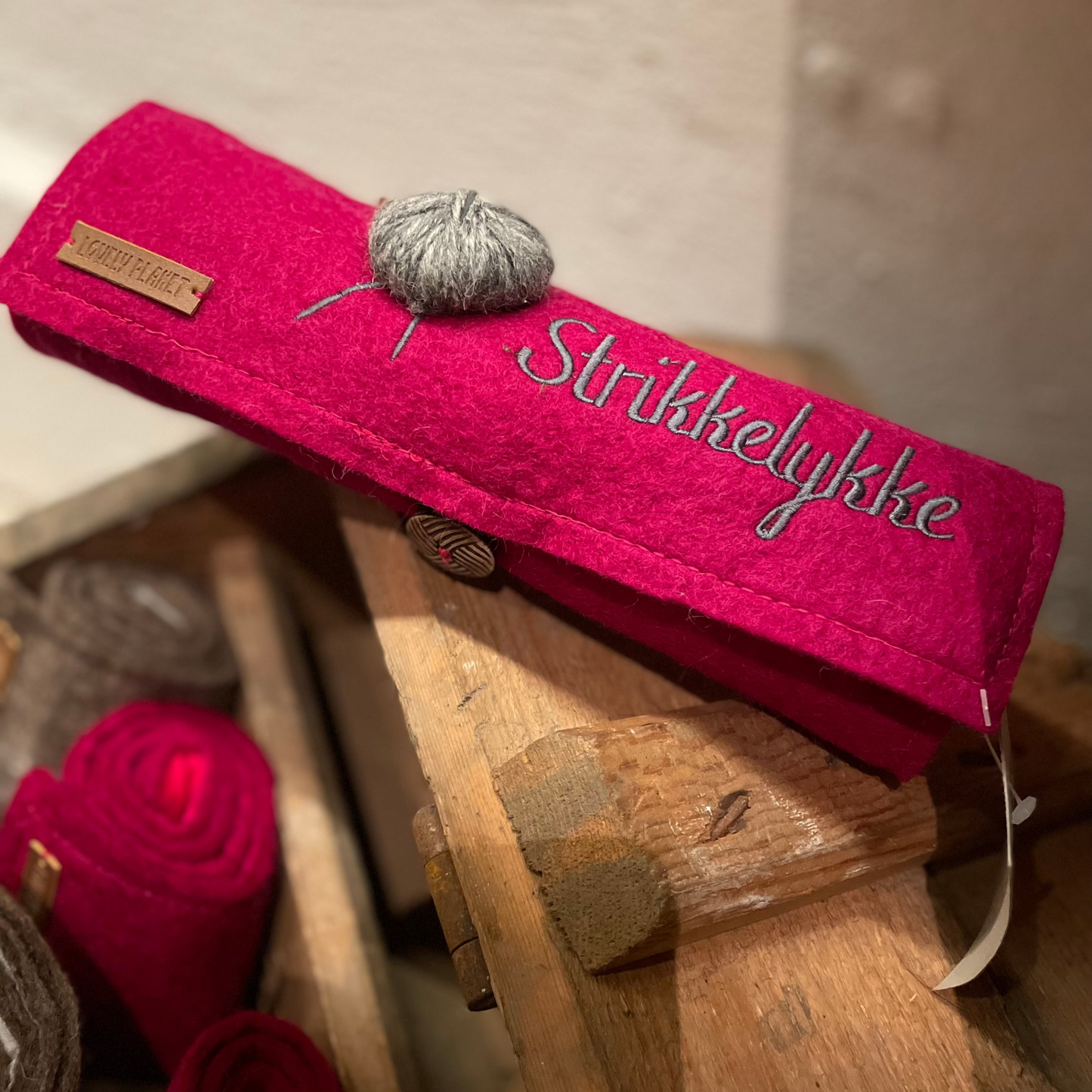 Strømpepinne etui Rosa