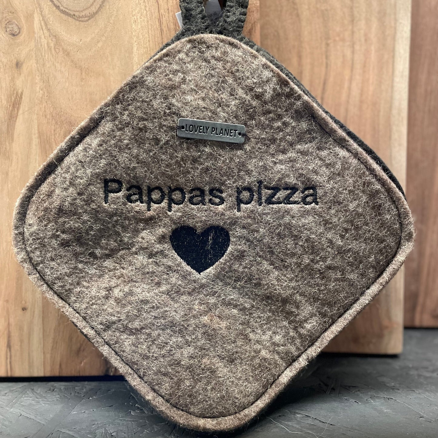 Gryteklut «pappas pizza» brun