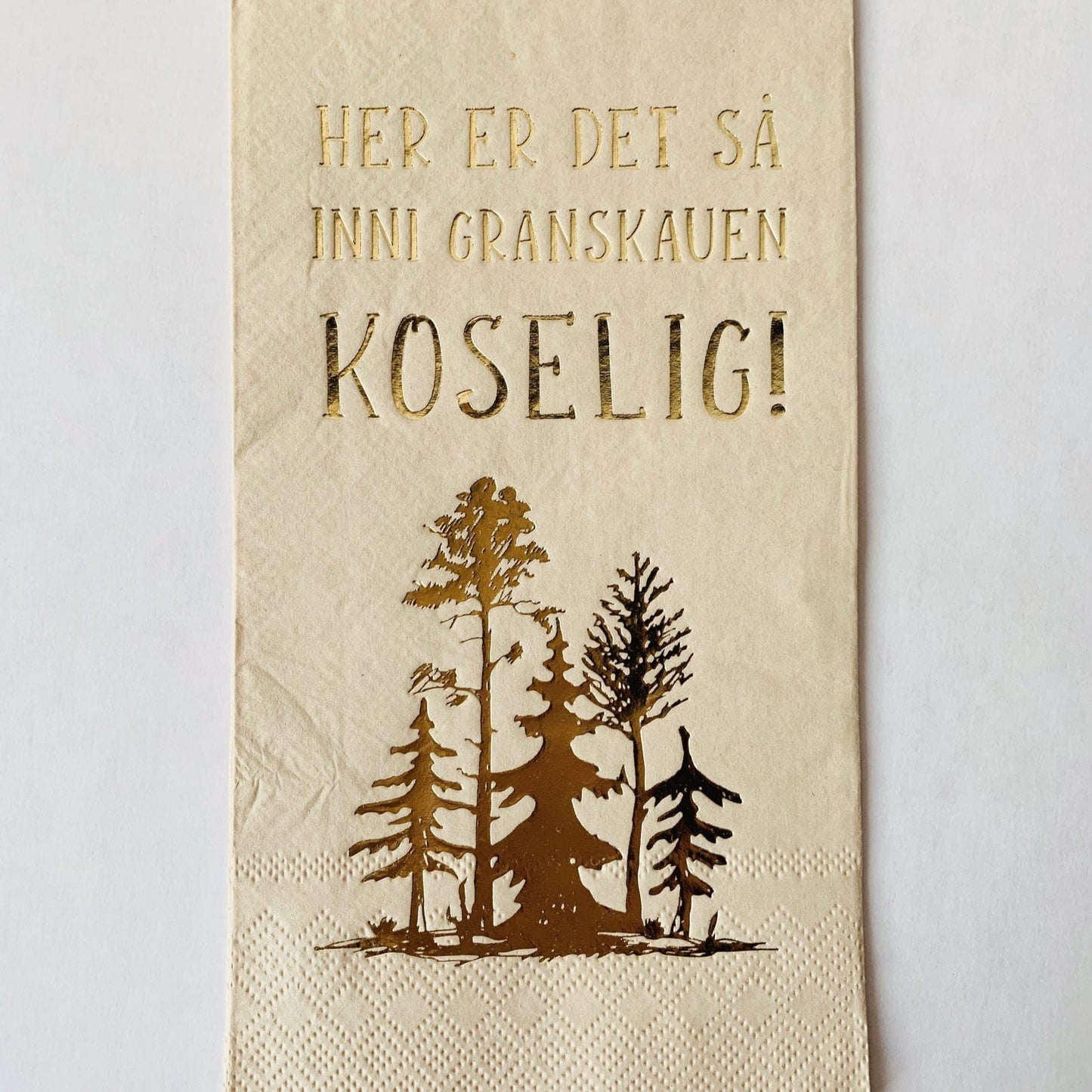Serviett "Inn I Granskauen Koselig"