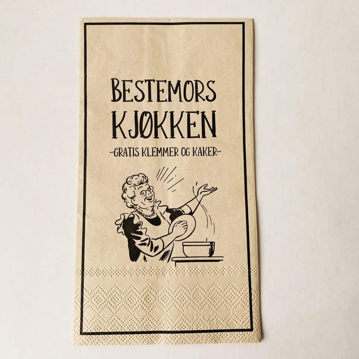 Serviett "Bestemors kjøkken"