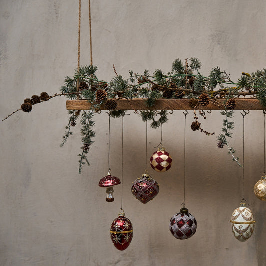 Julekule - egg med åpning